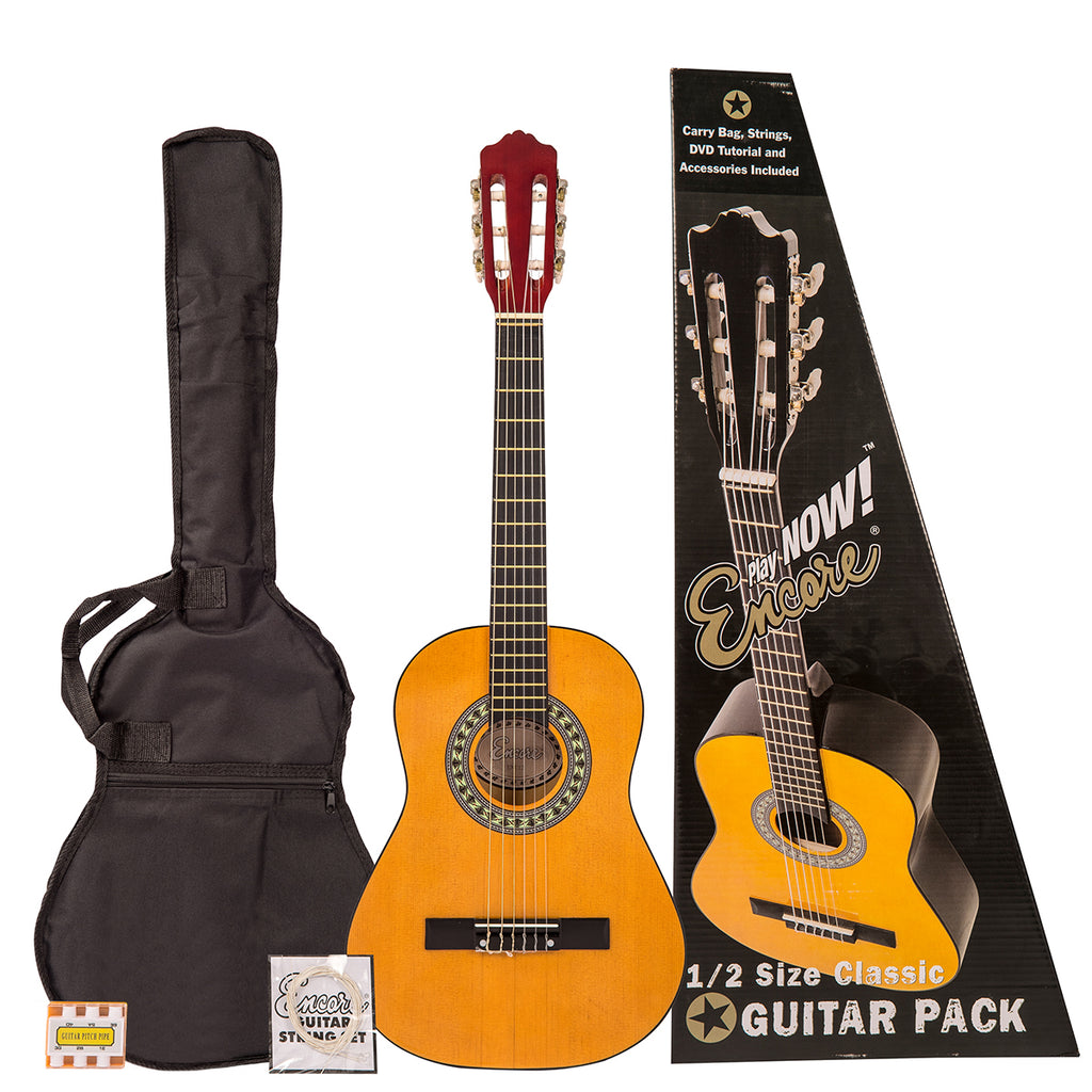Encore Junior Size 30" Classic Guitar Pack ~ Natural