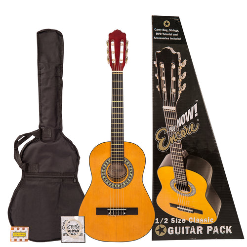 Encore Junior Size 30" Classic Guitar Pack ~ Natural