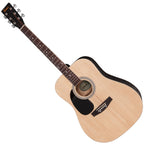 Encore Acoustic Guitar ~ Natural Left Hand