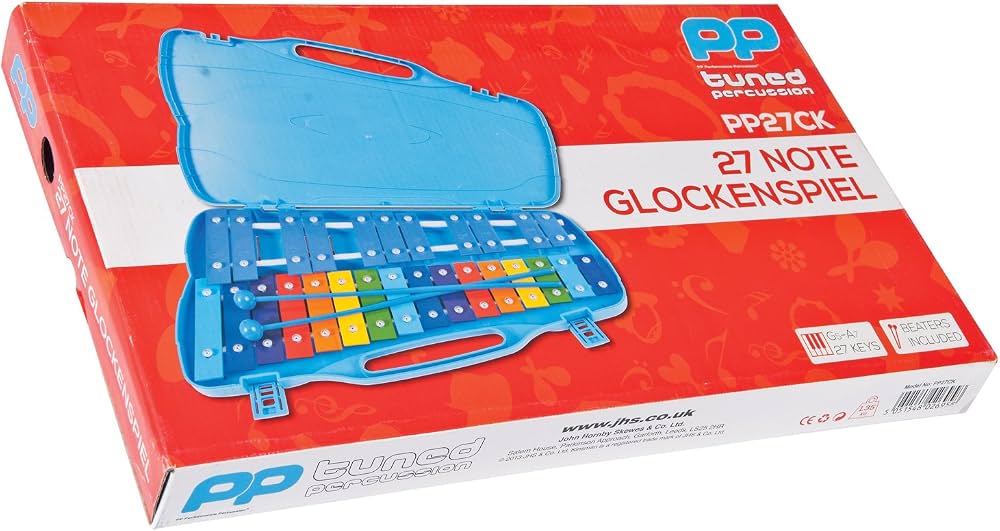 PP World Note Glockenspiel ~ Coloured Metal Keys