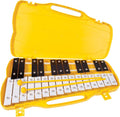 PP World 27 Note Glockenspiel ~ Black & White Metal Keys